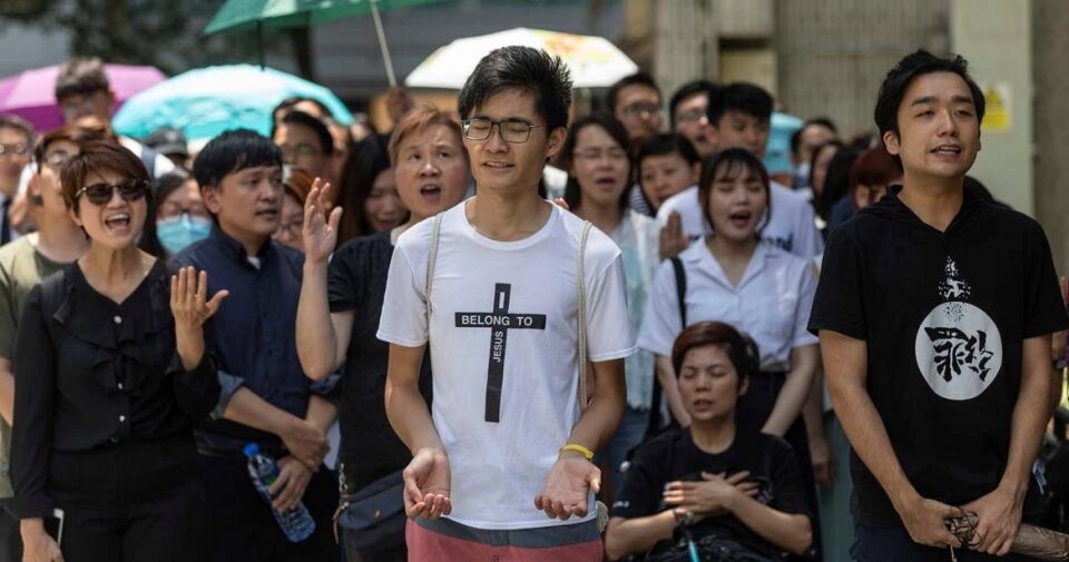 O hino cristão que tornou-se tema dos protestos em Hong Kong, na China