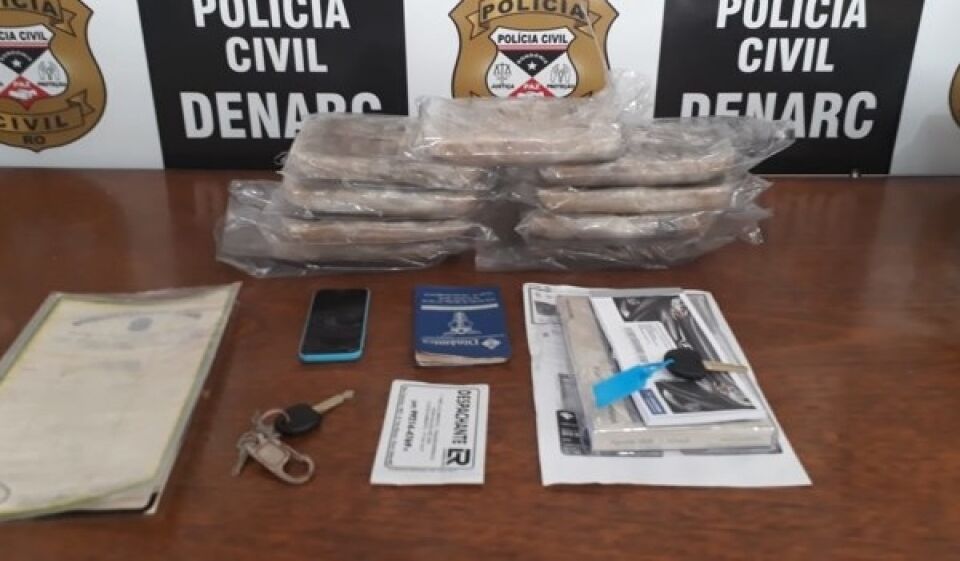 Trio é preso com 10 quilos de cocaína na Zona Leste