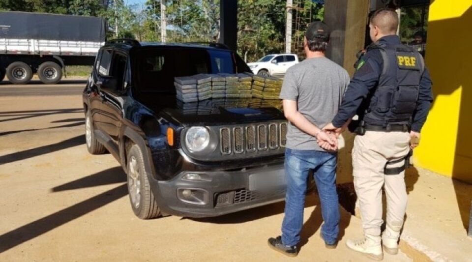 prisão de jornalista em Ji-Paraná com Jeep recheado de cocaína