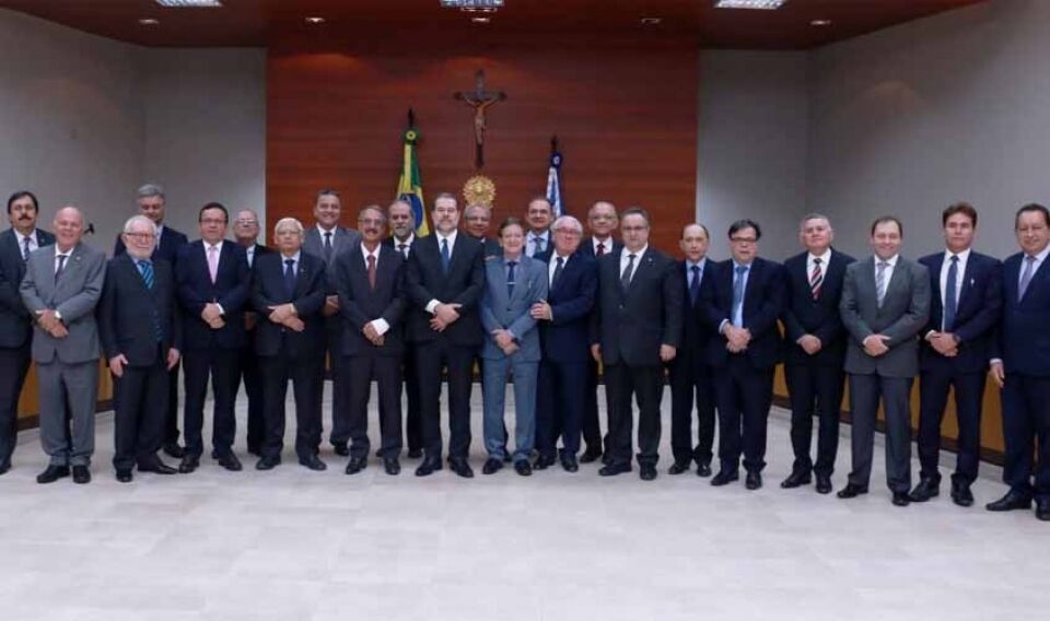 Presidente do TJRO participa de reunião de trabalho com o Ministro Dias Toffoli em Mato Grosso