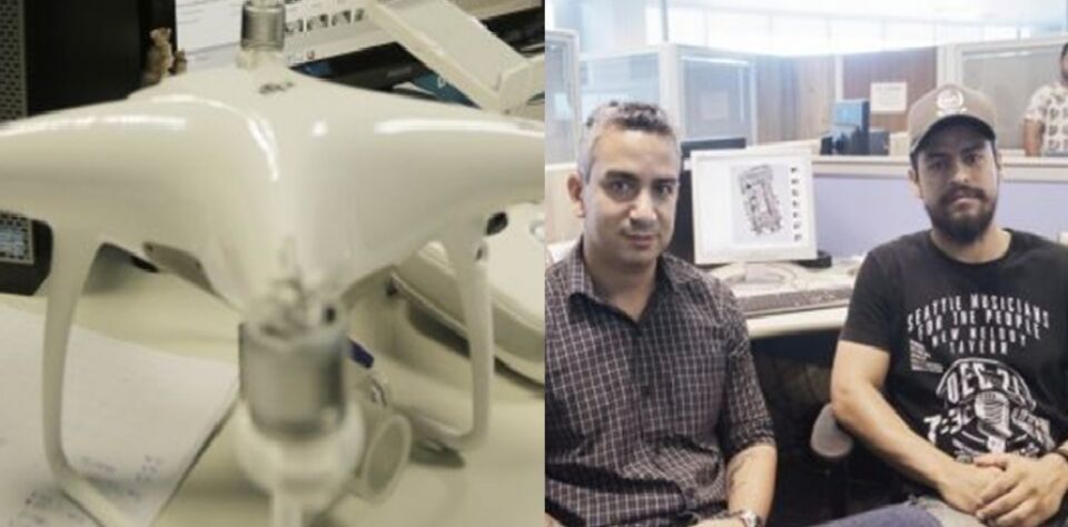 O drone é o novo instrumento de eficiência topográfica e arquitetônica das obras do Governo