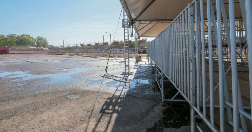 Governo prepara Parque dos tanques para a maior festa folclórica do estado