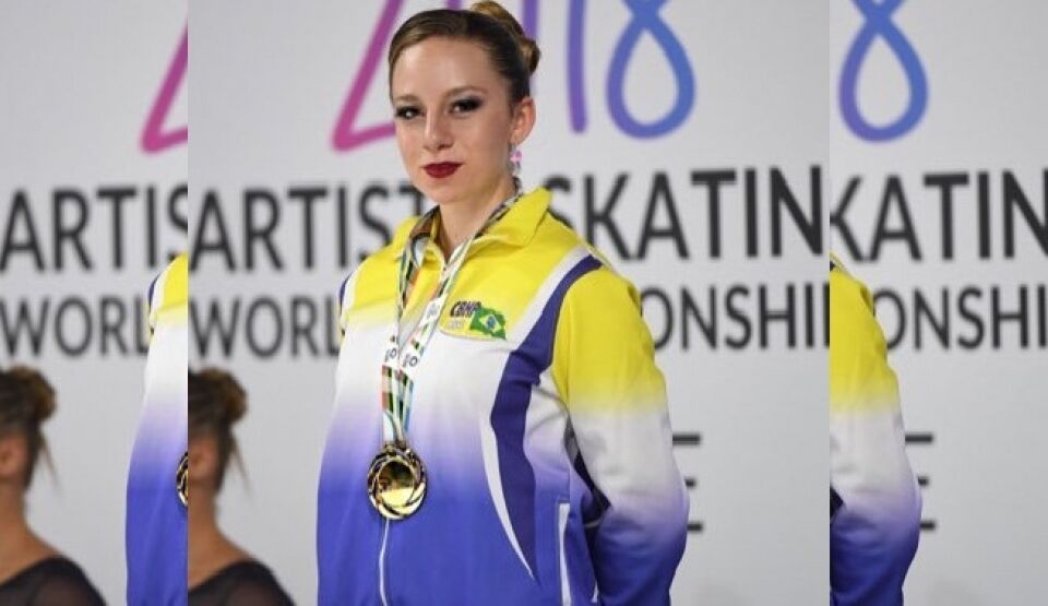 Bruna Wurts brilha na patinação e garante ouro inédito no Pan