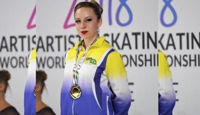 Bruna Wurts brilha na patinação e garante ouro inédito no Pan