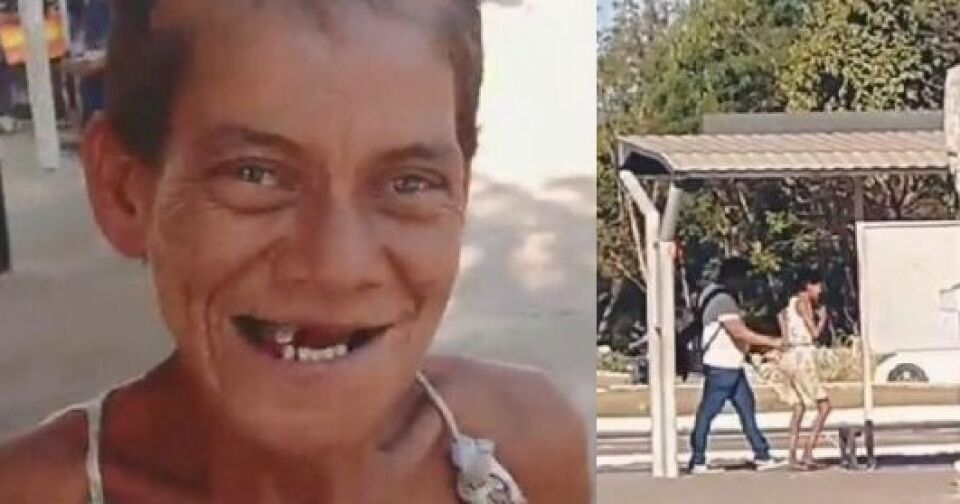VÍDEO: Moradora de rua ajuda cego a atravessar até ponto de ônibus e vídeo viraliza