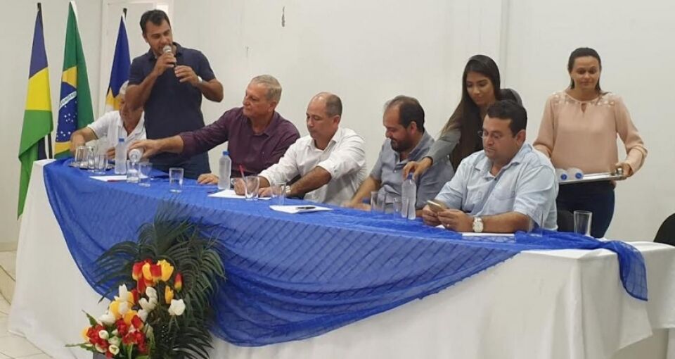 Presidente Laerte Gomes é recepcionado na sede da Prefeitura de Machadinho do Oeste