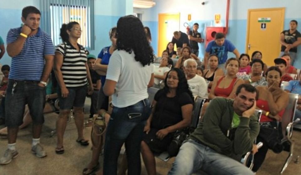 MP visitou a UPA da Zona Leste e constatou a falta de médico e o abandono às pessoas
