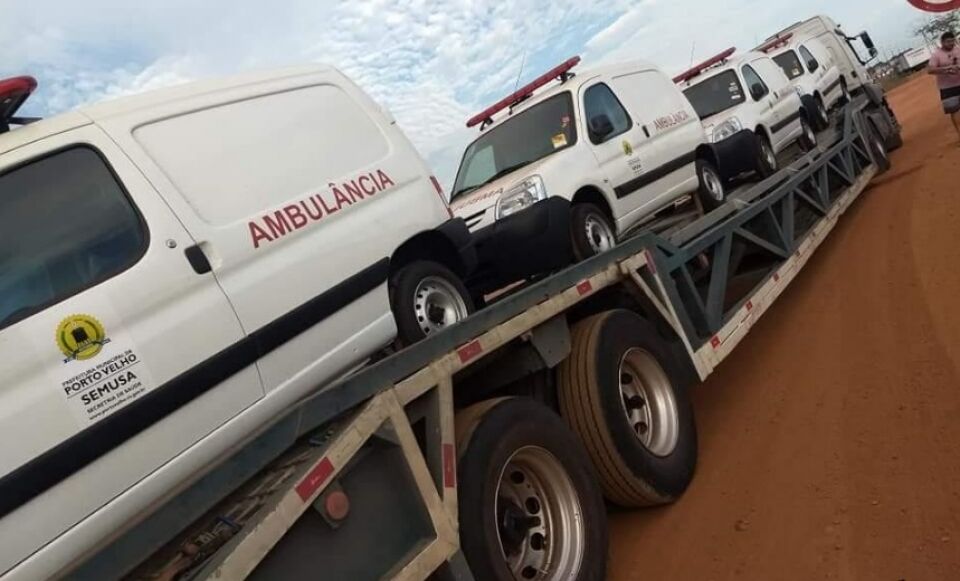 Prefeito entrega mais nove ambulâncias para atender Porto Velho e distritos