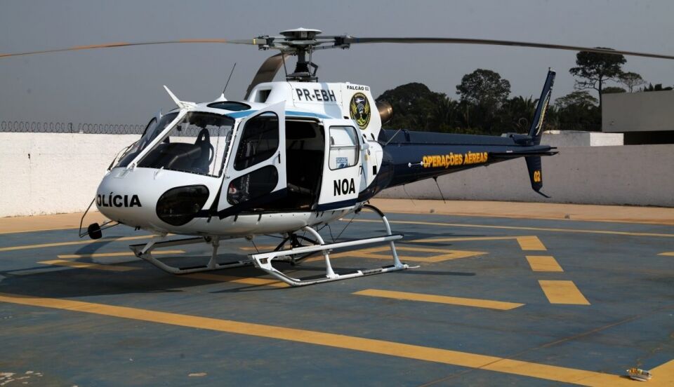 Núcleo de Operações Aéreas é reativado com aeronave falcão 02