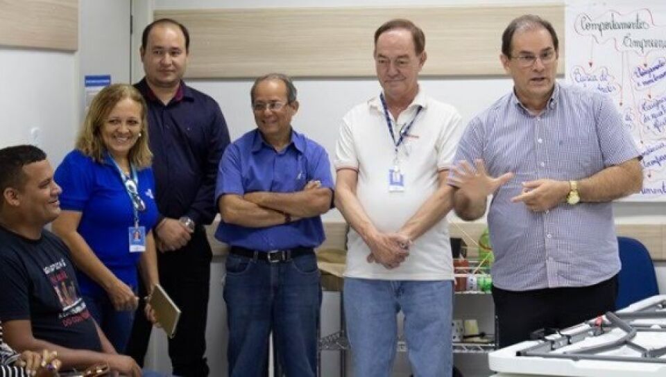 Diretores do Sebrae presentes na capacitação de professores