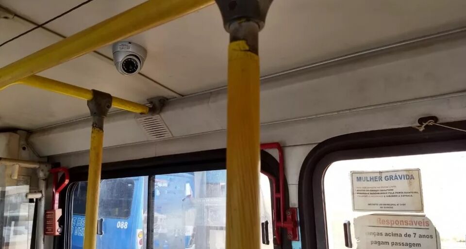 Coletivos de Porto Velho agora tem câmeras de segurança