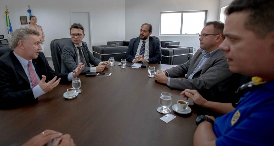 Laerte recebeu garantias de que Superintendência fica e ainda abre agência em Corumbiara
