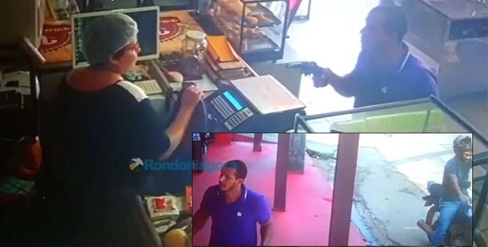 Mostra a cara dos ladrões assaltando comércio na Capital; VÍDEO