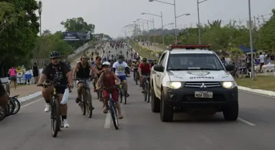 Sociedade adere ao Passeio Ciclístico do Detran em prol de um trânsito mais seguro