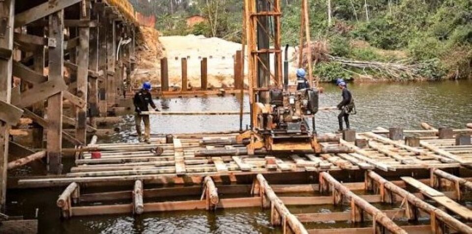 Iniciada a construção da ponte de concreto sobre o rio Jacy-Paraná, de Buritis a Nova Mamoré