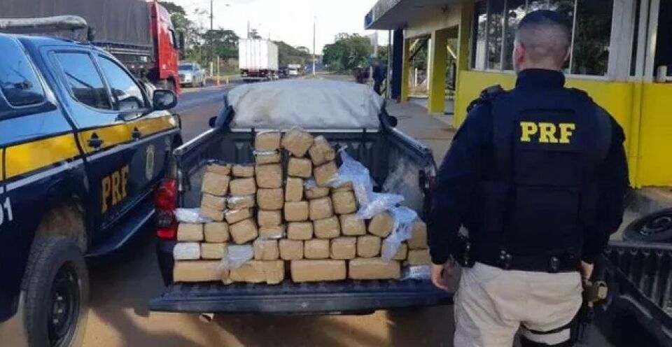 Mais de meia tonelada de drogas são apreendidas pela PRF em oito meses em RO