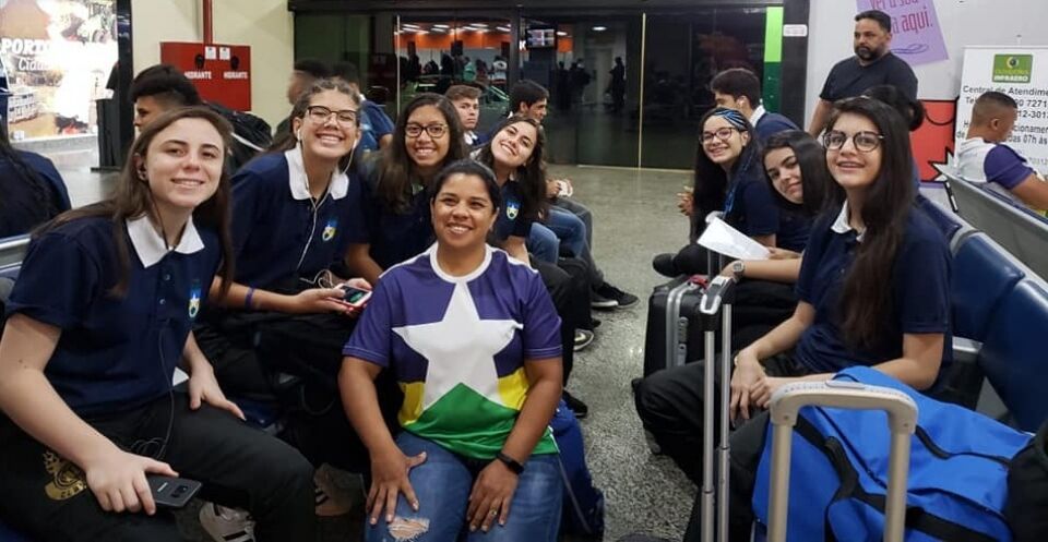 Alunos atletas desembarcam em Palmas para disputar Jogos Escolares da Juventude