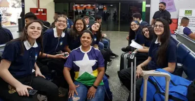 Alunos atletas desembarcam em Palmas para disputar Jogos Escolares da Juventude