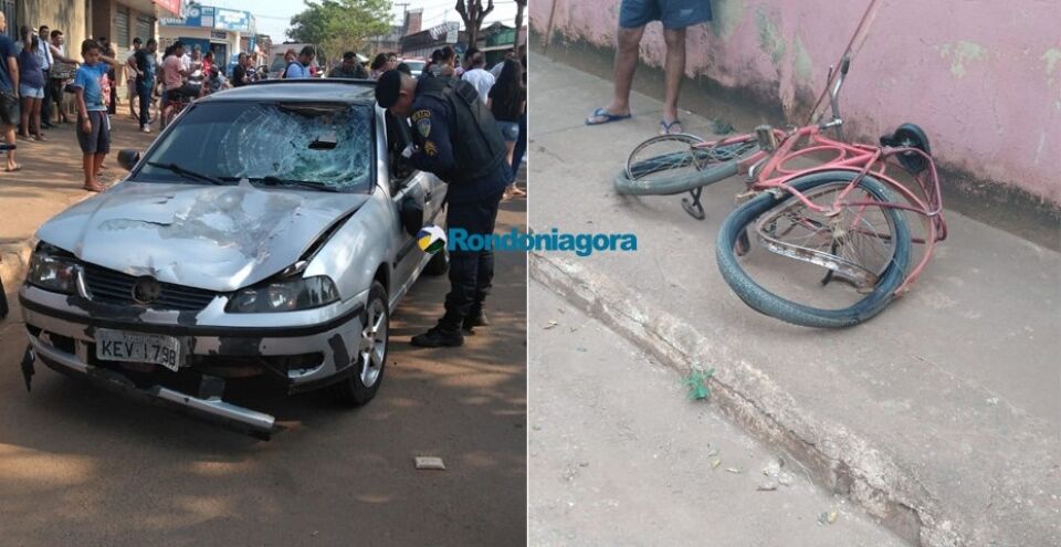 Vídeo: Idoso em bicicleta é atropelado e morre um dia após o aniversário