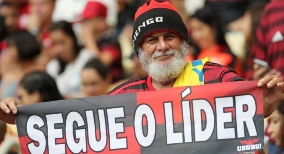 20% dos brasileiros torcem para o Flamengo, corintianos são 14%