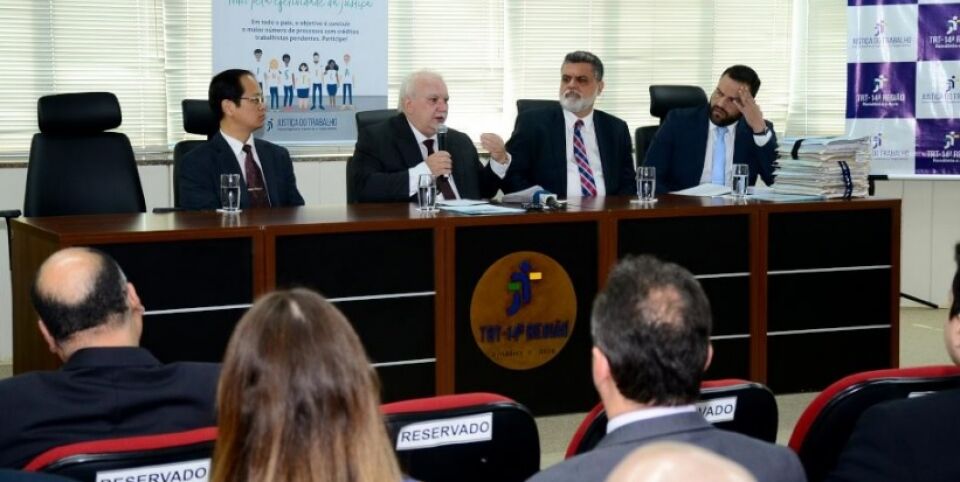 Começou liberando R$ 9 milhões em execução e fazendo o 1º precatório eletrônico