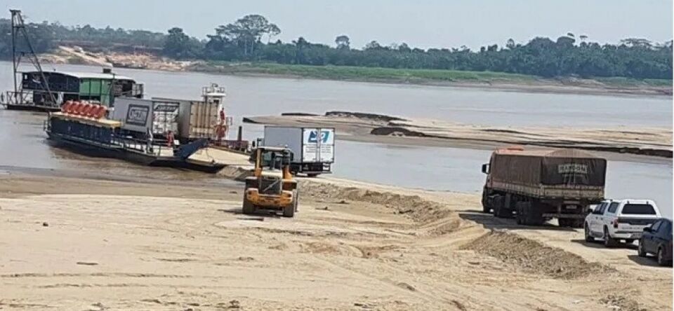 Seca do Rio Madeira mantém restrição de carga na travessia