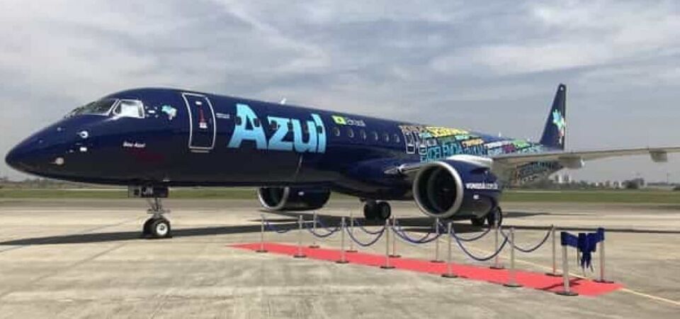 Maior avião comercial da Embraer começa a voar de Campinas a Brasília