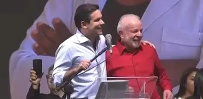 Motta e Eduardo Paes são vaiados em evento com Lula no Rio